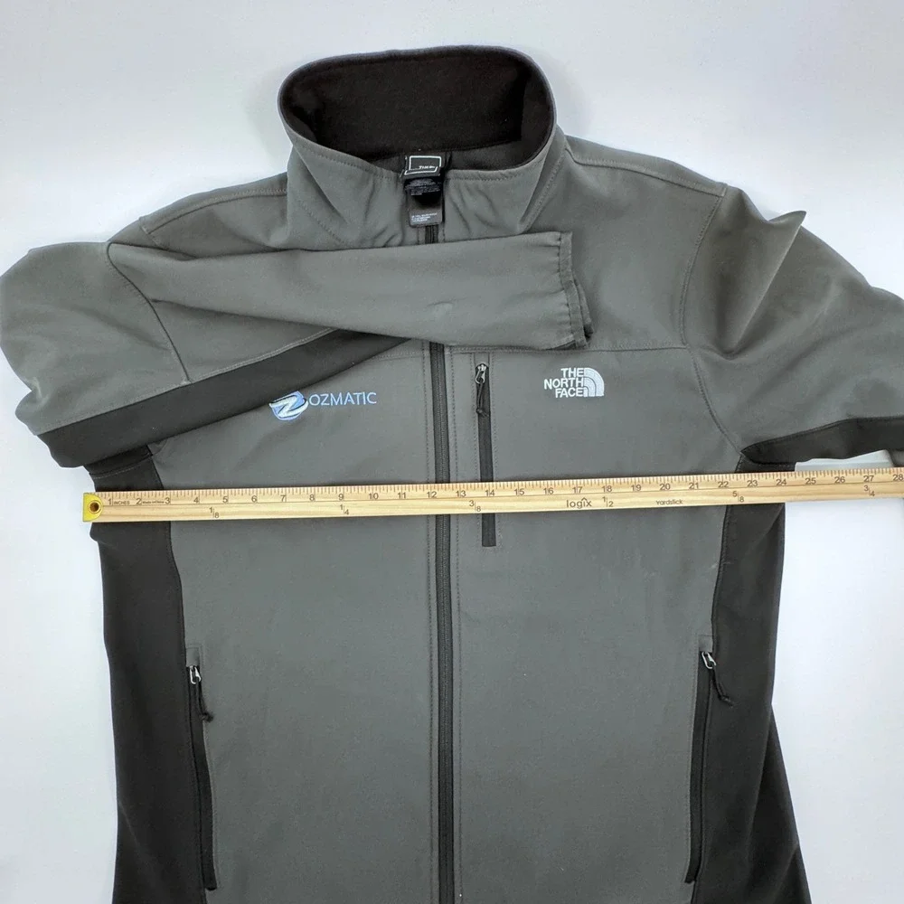 The North Face Gray Softshell Jacket Full Zip Mens Size XL‎ Ozmatic Engineering